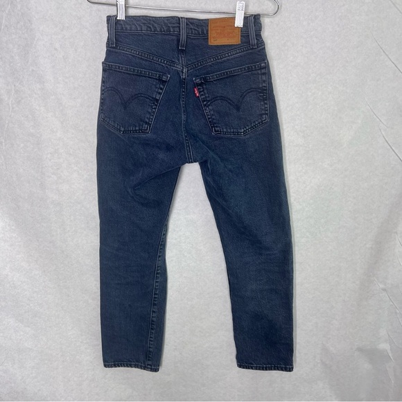 Levi's Premium 501 original cropped 25 dark wash - Picture 2 of 8